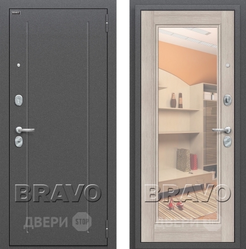 Входная металлическая Дверь Bravo Оптим Флэш Капучино в Дмитрове