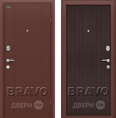 Входная металлическая Дверь Bravo Оптим Door Out 201 Венге в Дмитрове
