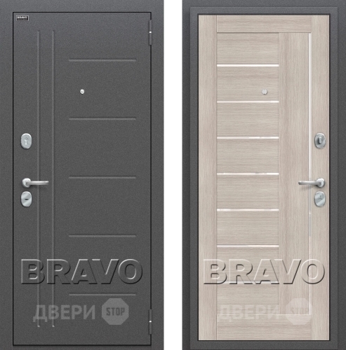 Входная металлическая Дверь Bravo Оптим Проф Капучино в Дмитрове