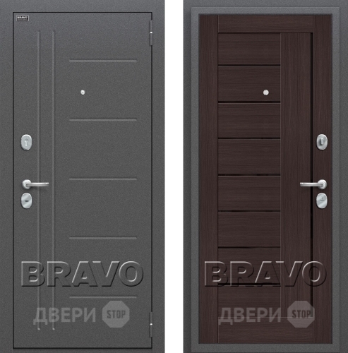 Дверь Bravo Оптим Проф Венге в Дмитрове