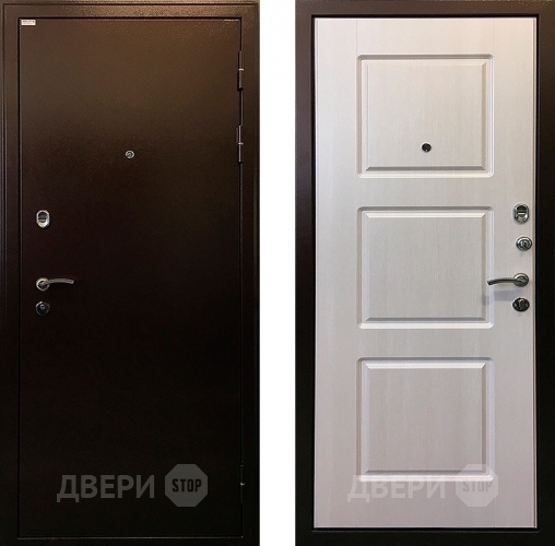 Входная металлическая Дверь Ратибор Трио Лиственница Беж в Дмитрове