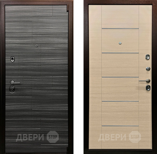 Входная металлическая Дверь Ратибор Омега 3К Акация поперечная в Дмитрове
