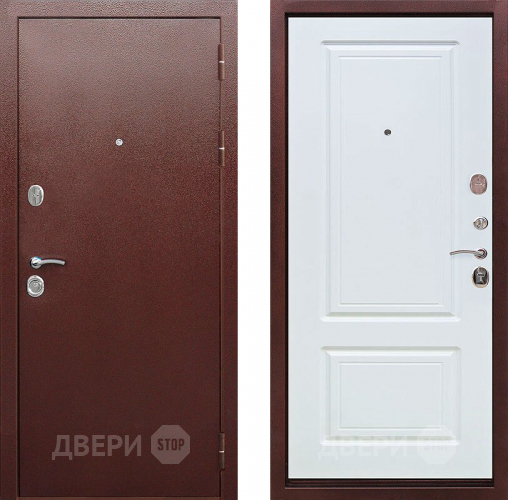 Входная металлическая Дверь Цитадель Толстяк 10см Антик Белый ясень в Дмитрове