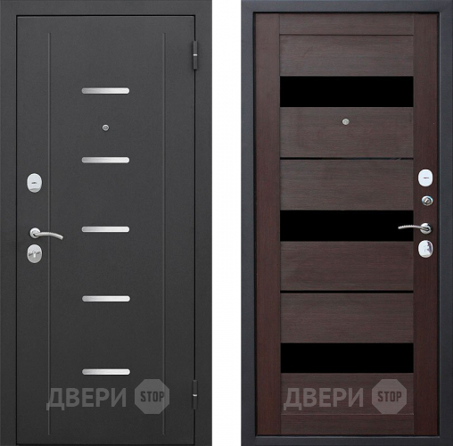 Входная металлическая Дверь Цитадель Гарда 7,5см Муар Тёмный кипарис в Дмитрове
