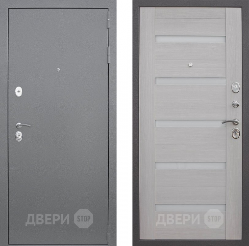 Входная металлическая Дверь Снедо Люкс Белая Лиственница 3К в Дмитрове