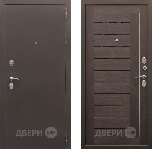 Входная металлическая Дверь Снедо Бордо 3К Темный орех  в Дмитрове