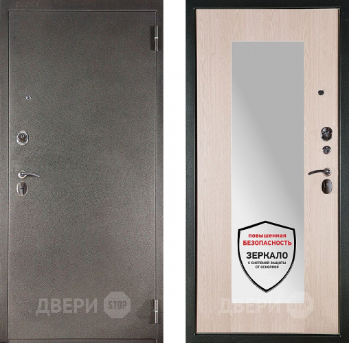 Входная металлическая Сейф-дверь Аргус ДА-17 Зеркало в Дмитрове