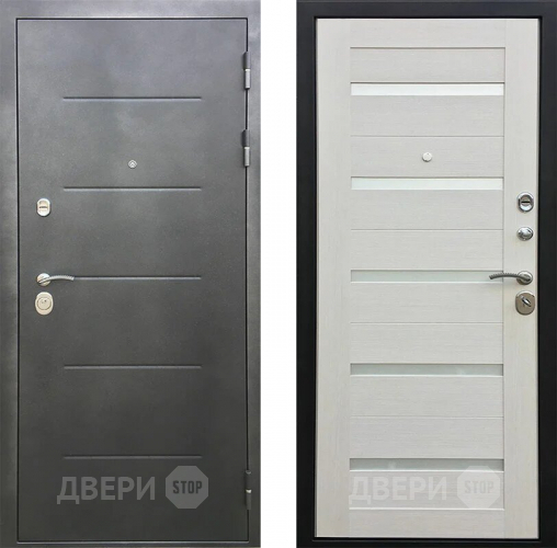 Входная металлическая Дверь Шелтер (SHELTER) Сити Лиственница белая в Дмитрове