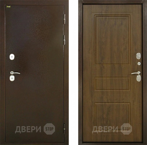 Входная металлическая Дверь Шелтер (SHELTER) Термо-2 Дуб темный в Дмитрове