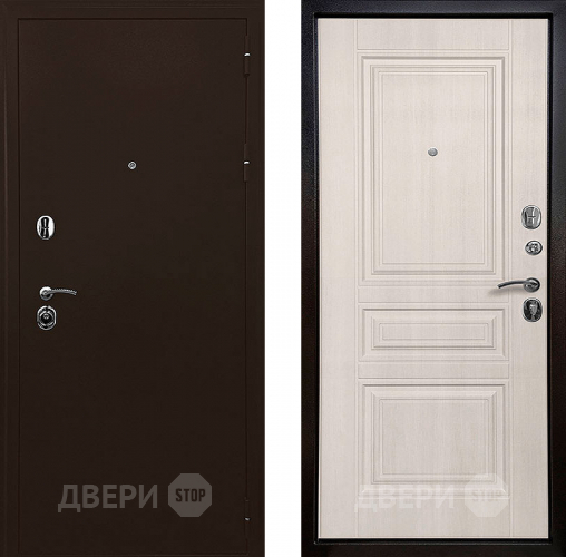 Входная металлическая Дверь Ратибор Троя 3К Лиственница беж в Дмитрове