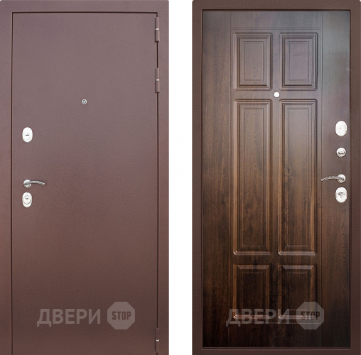 Входная металлическая Дверь Снедо Т30 3К Vinorit Грецкий орех в Дмитрове