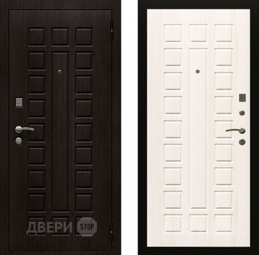 Входная металлическая Дверь Райтвер Сенат-лайф Беленый Дуб в Дмитрове