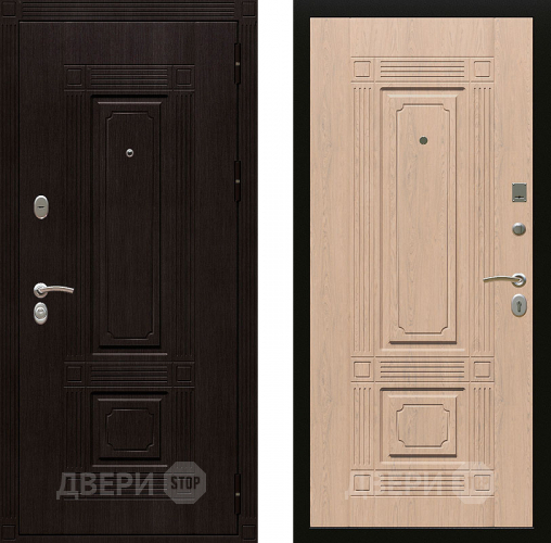 Входная металлическая Дверь Райтвер Мадрид Беленый Дуб в Дмитрове