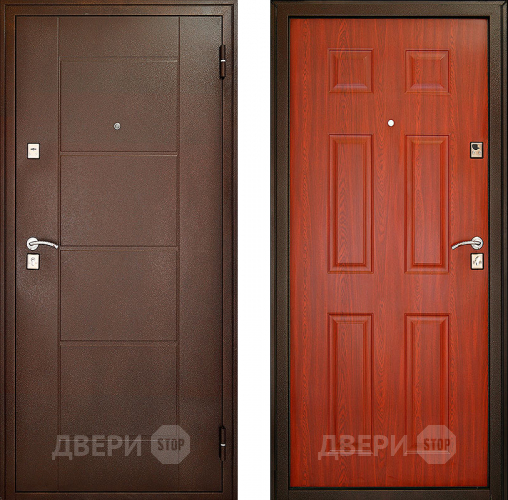 Входная металлическая Дверь Форпост Модель 73 Орех в Дмитрове
