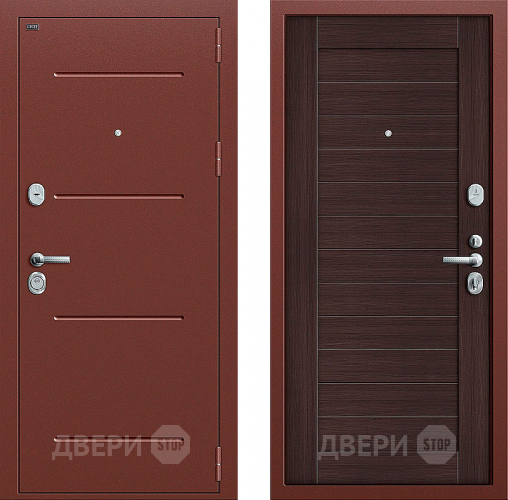 Входная металлическая Дверь Groff Т2-221 Wenge Veralinga в Дмитрове