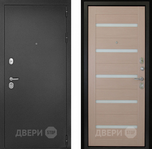 Входная металлическая Дверь Дверной Континент Рубикон - 1 Царга Капучино в Дмитрове