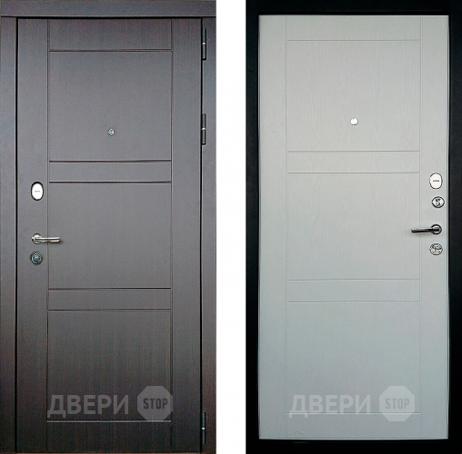 Входная металлическая Дверь Дверной Континент Тепло - Макс Белое дерево в Дмитрове