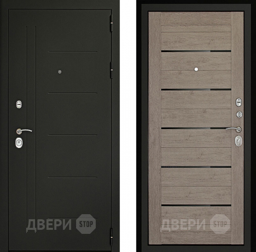 Входная металлическая Дверь (Дверной Континент) Сити - С3К Лиственница серая в Дмитрове