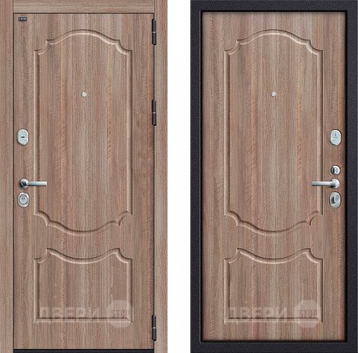 Входная металлическая Дверь Groff P3-310 Темный Орех в Дмитрове