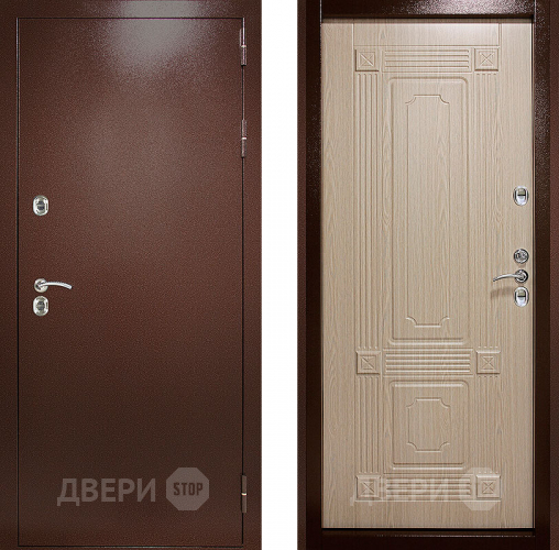 Входная металлическая Дверь (Дверной Континент) Термаль Ультра Беленый дуб в Дмитрове