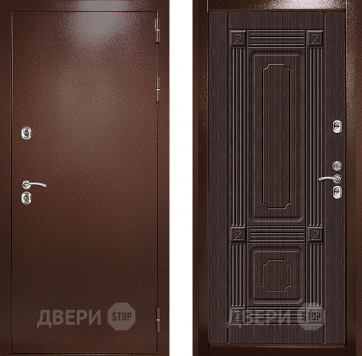 Входная металлическая Дверь (Дверной Континент) Термаль Ультра Венге в Дмитрове