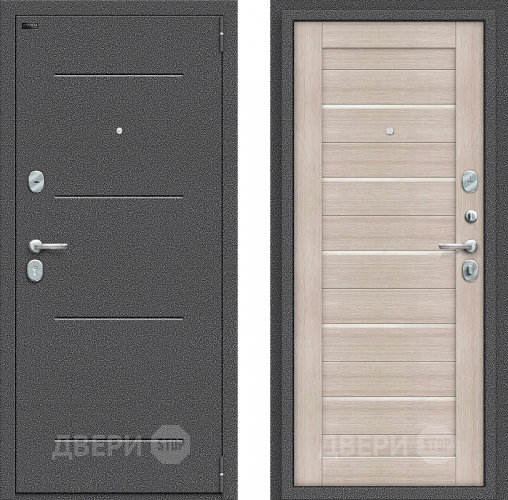 Входная металлическая Дверь Bravo Порта S-2 104/П22 Cappuccino Veralinga в Дмитрове