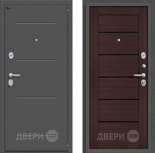 Дверь Bravo Порта S-2 104/П22 Wenge Veralinga в Дмитрове