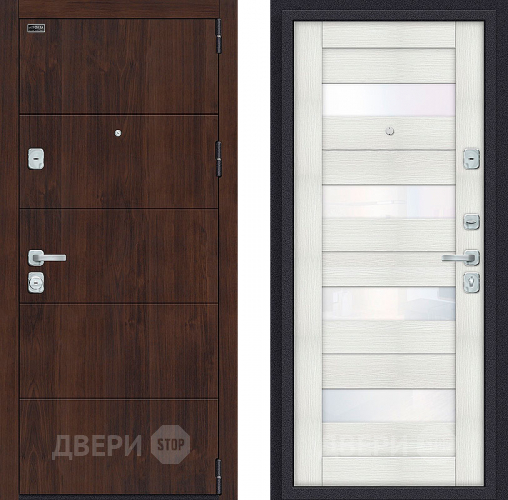 Входная металлическая Дверь Bravo Porta M-3 4/П23 Bianco Veralinga в Дмитрове