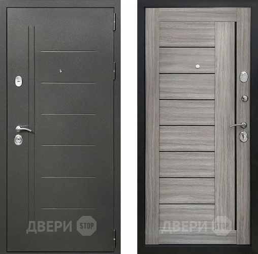 Входная металлическая Дверь Престиж Профи Дуб дымчатый в Дмитрове