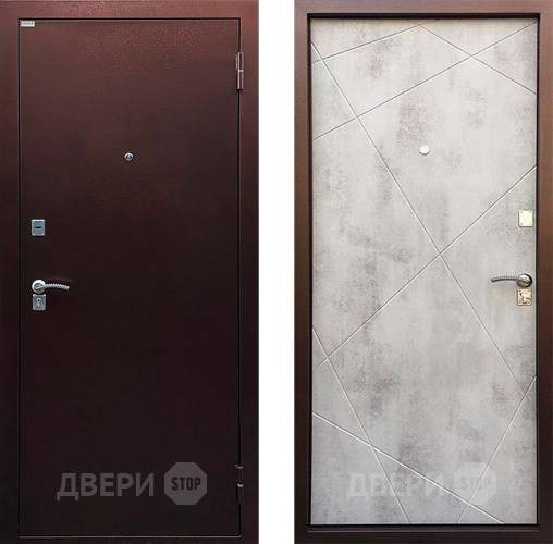 Входная металлическая Дверь Ратибор Рубеж Бетон светлый в Дмитрове