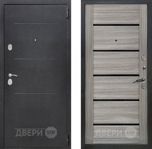 Входная металлическая Дверь Престиж Люкс Дуб дымчатый в Дмитрове