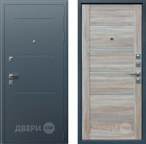 Входная металлическая Дверь Йошкар Техно XN 99 Дуб сонома светлый в Дмитрове