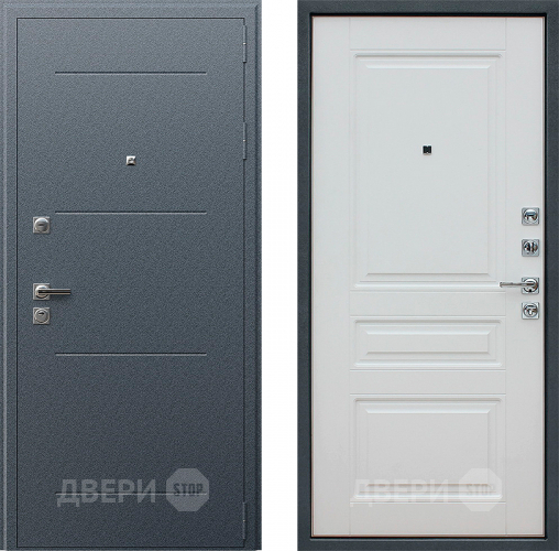 Входная металлическая Дверь Йошкар Техно XN 91 U Белый матовый в Дмитрове