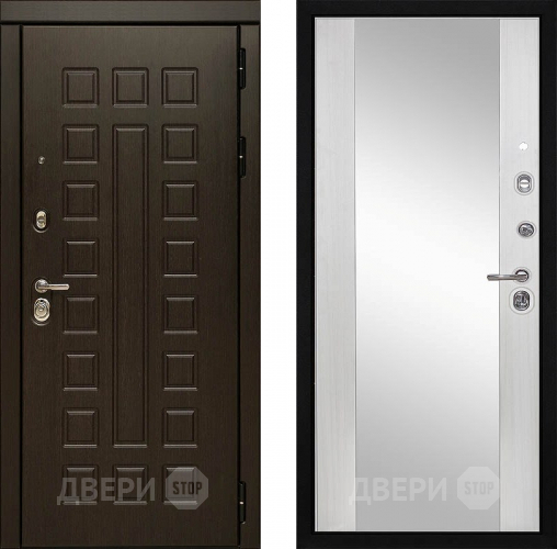 Входная металлическая Дверь Сударь (Дива) МД-30 с зеркалом  в Дмитрове