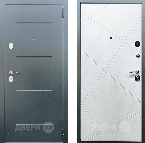 Входная металлическая Дверь Престиж Люкс Бетон в Дмитрове