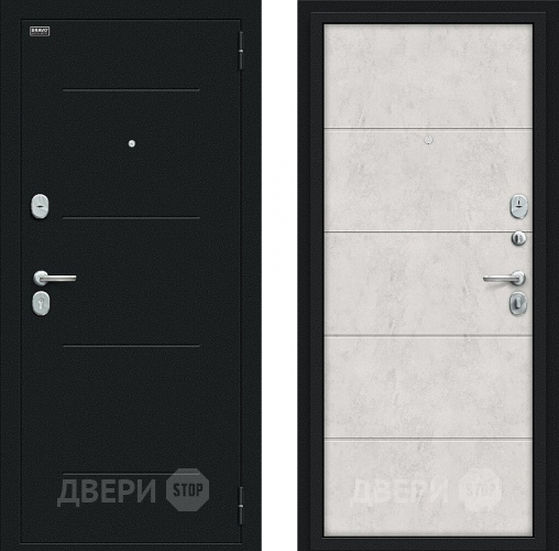 Дверь Bravo Граффити-1 Букле черное/Look Art в Дмитрове