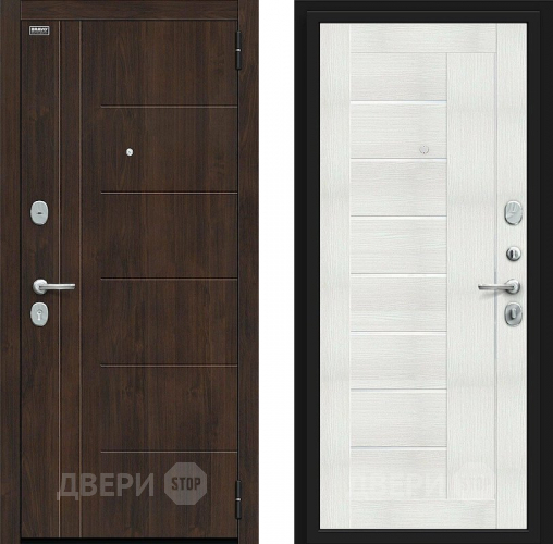 Входная металлическая Дверь Bravo Морден Kale Almon/Bianco Veralinga в Дмитрове