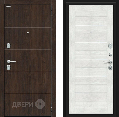 Входная металлическая Дверь Bravo Прайм Kale Almon/Bianco Veralinga в Дмитрове