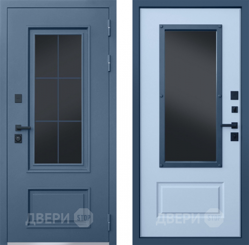 Дверь Йошкар  Терморазрыв Эльбрус с окном и английской решеткой в Дмитрове