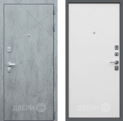 Входная металлическая Дверь Йошкар Дуэт-Б Белый Матовый в Дмитрове