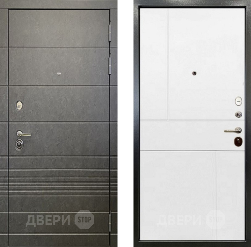 Входная металлическая Дверь Ратибор Мегаполис 3К Силк сноу в Дмитрове