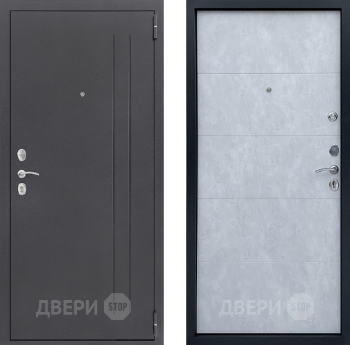 Входная металлическая Дверь Престиж 70 Бетон снежный в Дмитрове