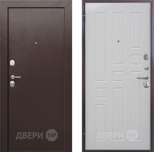 Дверь Цитадель Гарда 8мм ВО Белый ясень (открывание внутрь) в Дмитрове