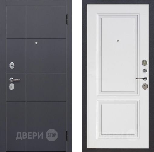 Входная металлическая Дверь Цитадель Гарда 2 МДФ Велюр Белый Софт в Дмитрове