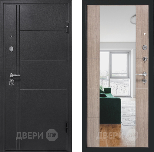 Входная металлическая Дверь Форпост Эверест Зеркало Сандал в Дмитрове
