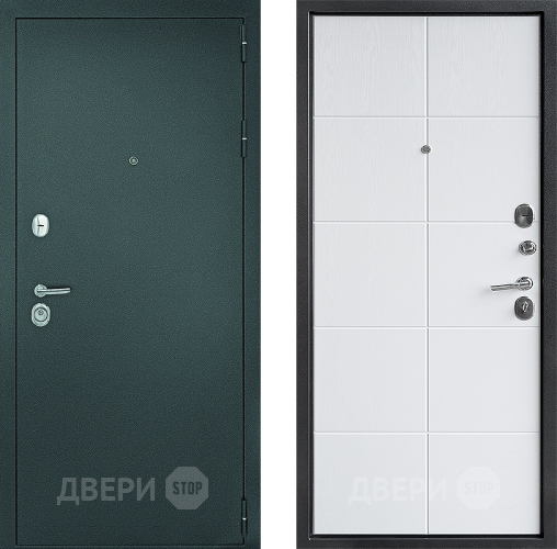 Входная металлическая Дверь Дверной Континент Рубикон - 2 Белое Дерево в Дмитрове