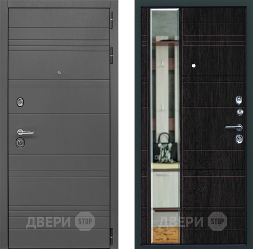 Входная металлическая Дверь Дверной Континент Новелло Венге в Дмитрове