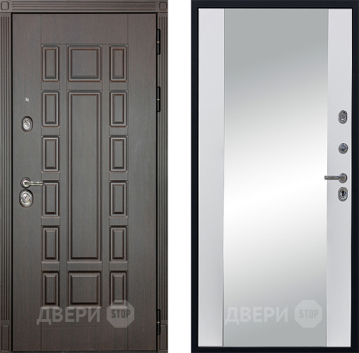 Входная металлическая Дверь Сударь МХ-54 Зеркало в Дмитрове