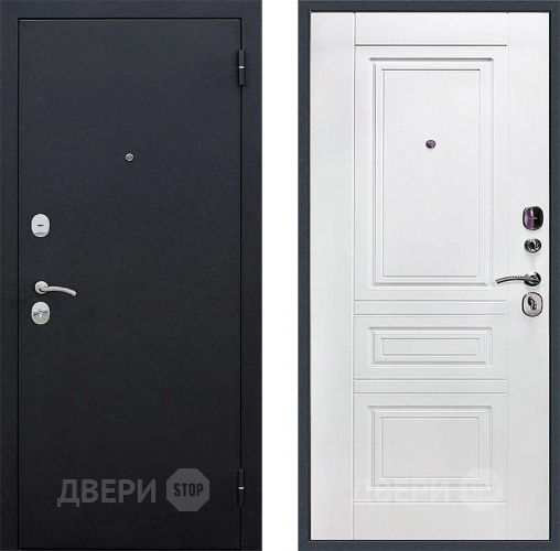 Дверь Локо 3к антик серебро/ белое дерево в Дмитрове