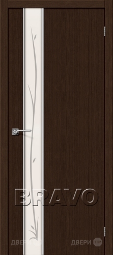 Межкомнатная дверь Глейс-1 Twig (3D Wenge) в Дмитрове